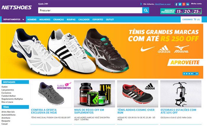 netshoes site oficial